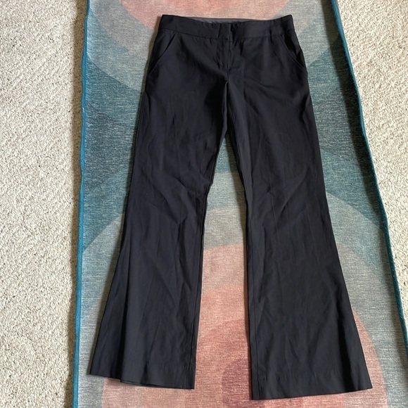 BCBGMaxAzria Black Wool Flare Trouser Pants - Picture 6 of 9